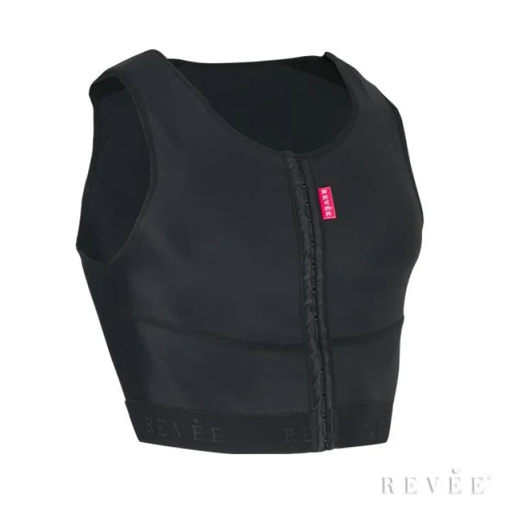 Revée Corpetto Guaina per Ginecomastia Black M Torace 98-106 cm