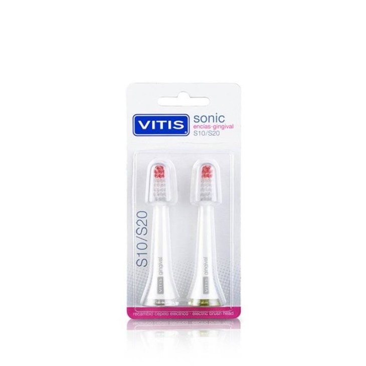 Vitis Sonic S10/S20 Ricambio Testina Gingival 2 pezzi
