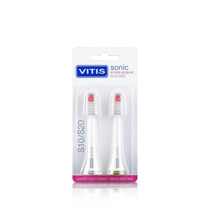 Vitis Sonic S10/S20 Ricambio Testina Gingival 2 pezzi