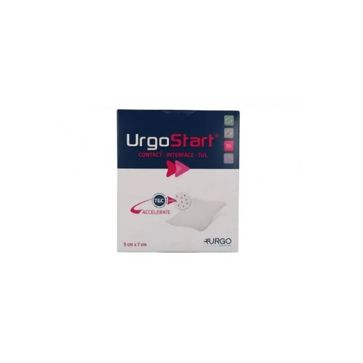 Urgostart Contact Medicazione Non Aderente 5X7Cm 3 Pezzi