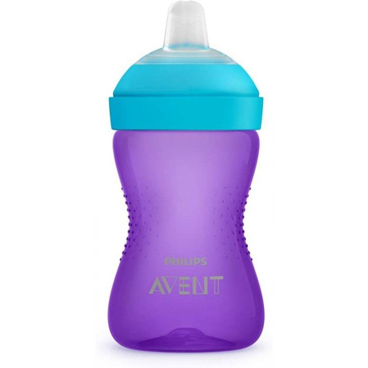 Philips Avent My Grippy Tazza Con Beccuccio Viola e Blu 300 ml
