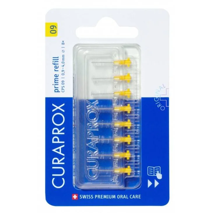 Curaprox Cps 09 Scovolino Prime Refill Yellow 8 Pezzi