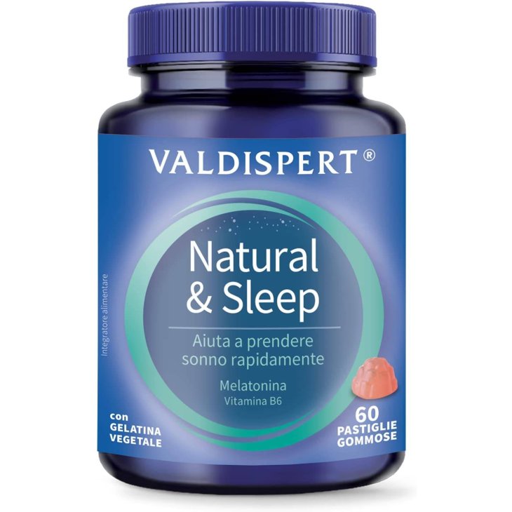 Valdispert Natural&Sleep Integratore per Dormire 30 Pastiglie Gommose