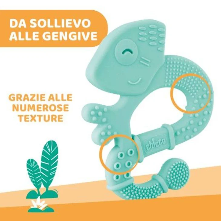 Chicco Massaggiagengive Soft Iguana con Setole Morbide Pink 2M+