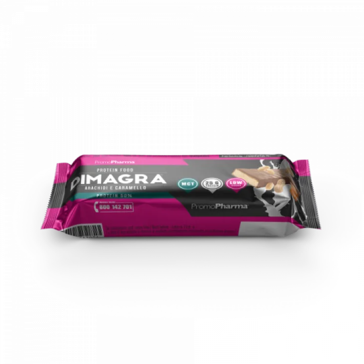 Dimagra Protein Bar 50% Arachidi Caramello 50 g
