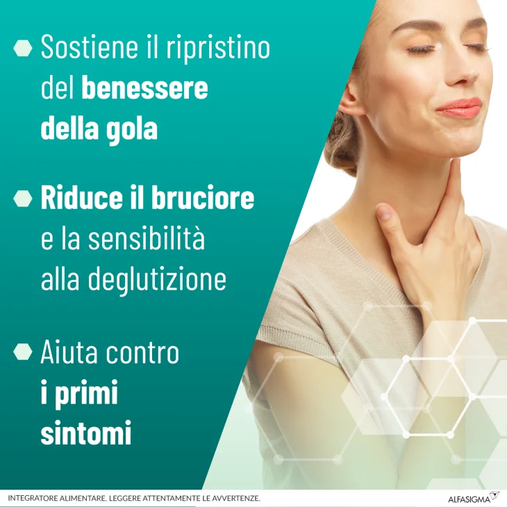 NeoBorocillina Propolmiele+ Mal di Gola Gusto Miele-Eucalipto 16 Pastiglie
