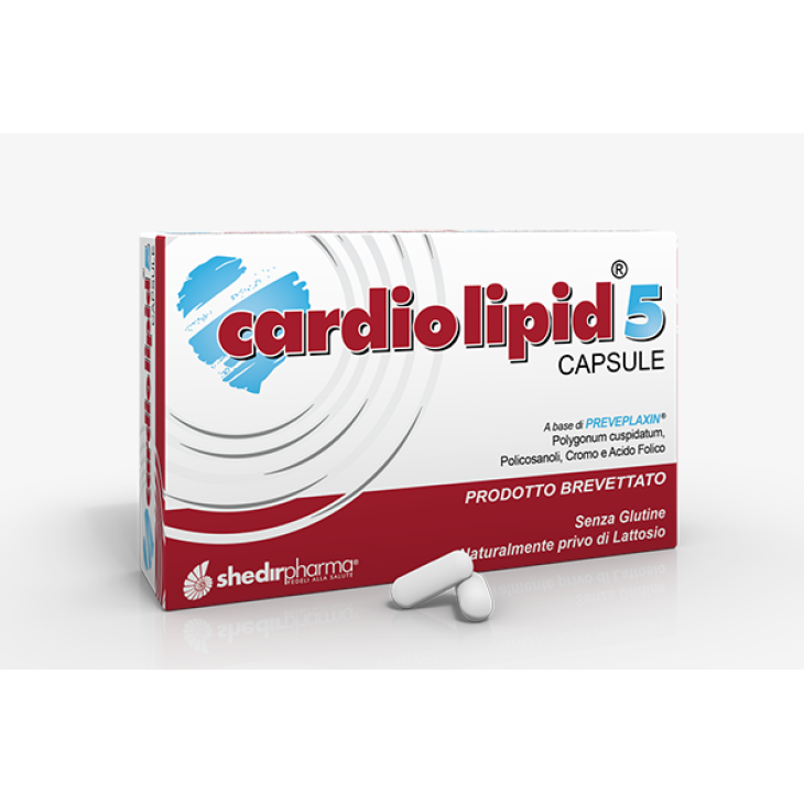 Shedirpharma Cardiolipid 5 Integratore per il Controllo del Colesterolo 30 capsule