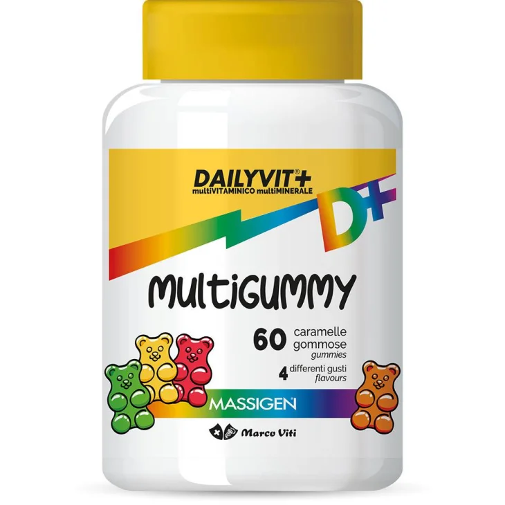 Massigen Dailyvit+ Multigummy Integratore Vitaminico 60 caramelle gommose