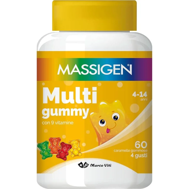 Massigen Dailyvit+ Multigummy Integratore Vitaminico 60 caramelle gommose Massigen Dailyvit+ Multigummy Integratore Vitaminico 60 caramelle gommose