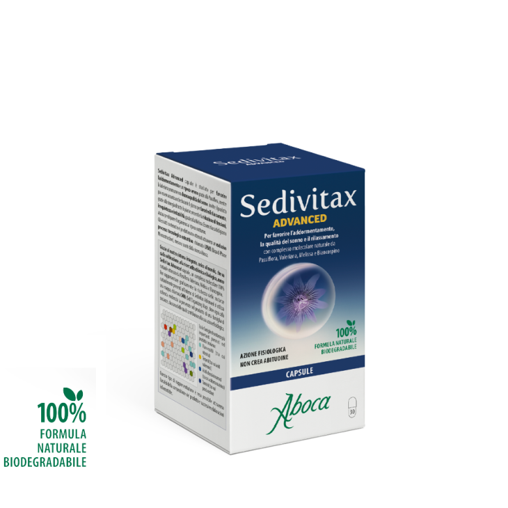 Aboca Sedivitax Advanced Integratore per il Sonno 30 Capsule