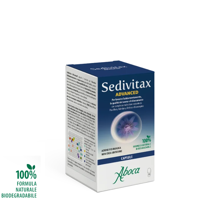 Aboca Sedivitax Advanced Integratore per il Sonno 30 Capsule