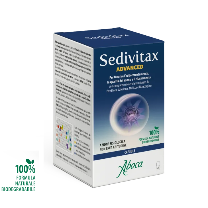 Aboca Sedivitax Advanced Integratore per il Sonno 70 Capsule