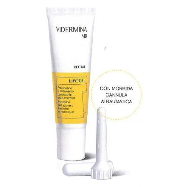 Vidermina Rectal MD Lipogel per trattamento emorroidi 30 ml