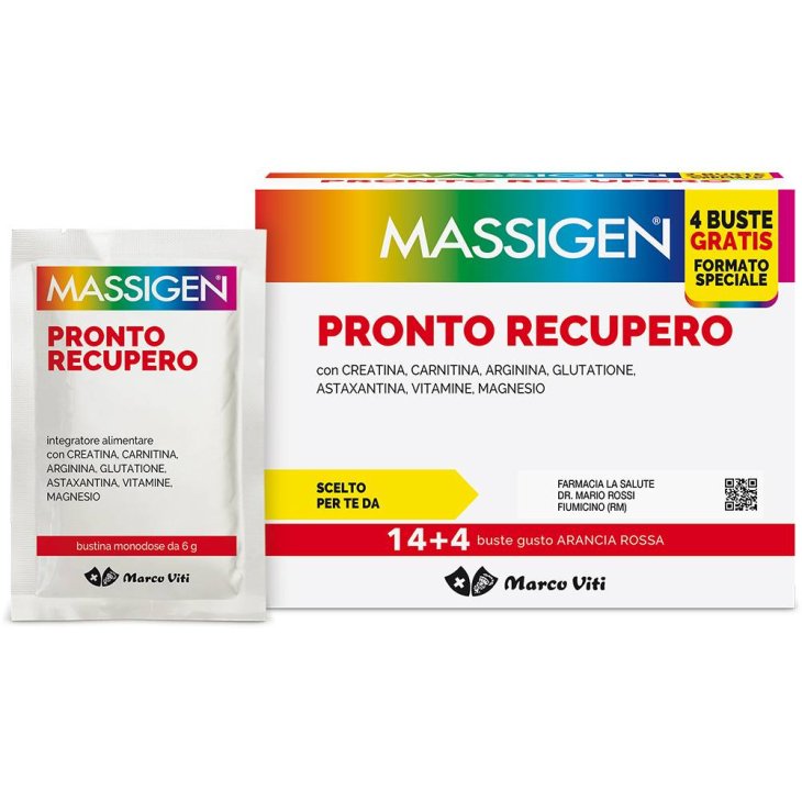 Massigen Pronto Recupero 14 Bustine + 4 Bustine