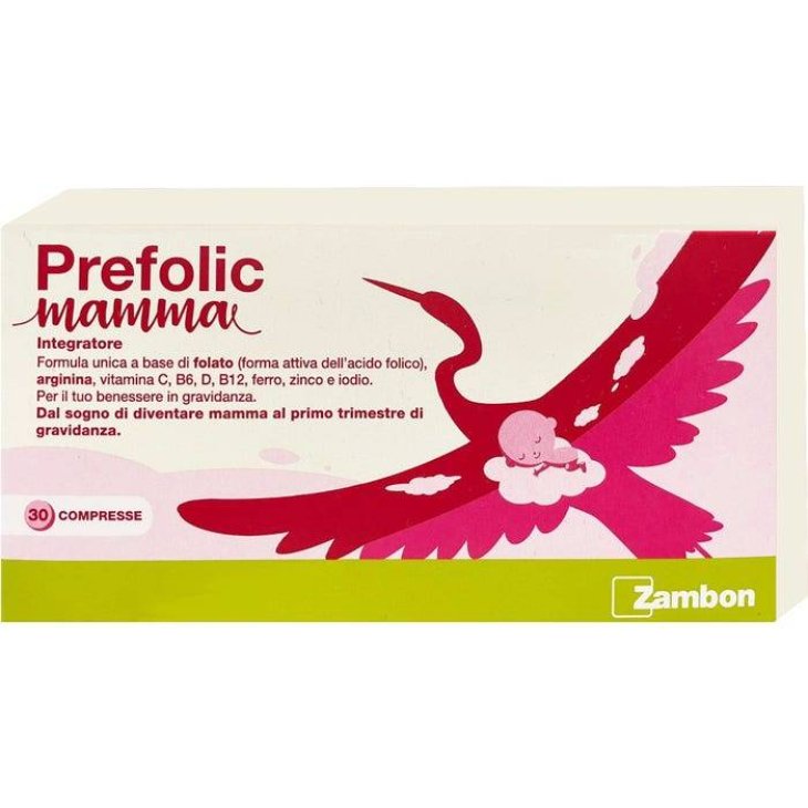 Zambon Prefolic Mamma Integratore per la Gravidanza 30 Compresse
