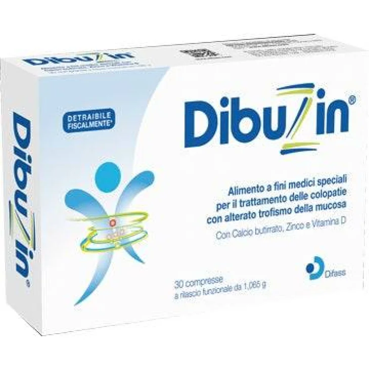 Difass Dibuzin Integratore per il Trattamento delle Colopatie 30 compresse