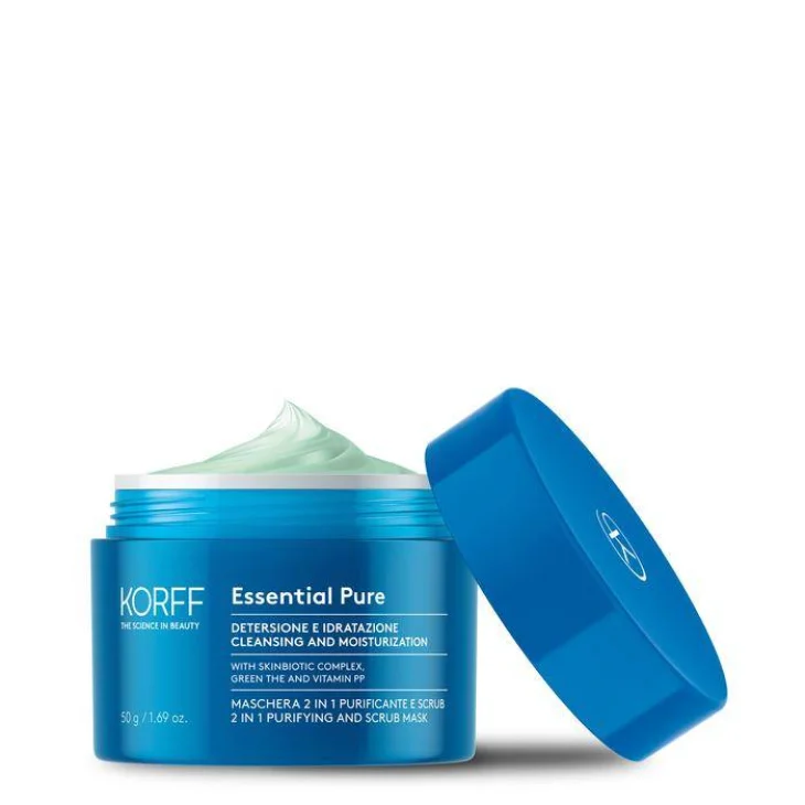Korff Essential Maschera 2 In 1 Purificante E Scrub 50 ml