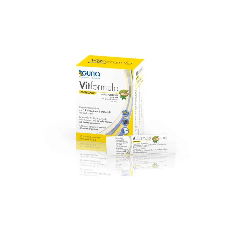 Guna Vitformula Immuno Integratore per il Sistema Immunitario 30 Stick da 2 g