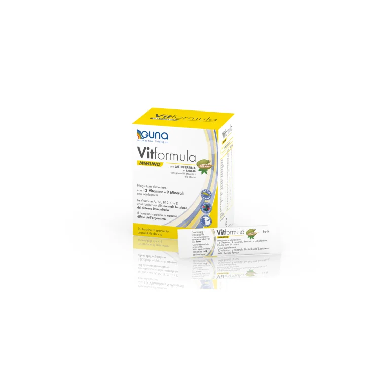Guna Vitformula Immuno Integratore per il Sistema Immunitario 30 Stick da 2 g