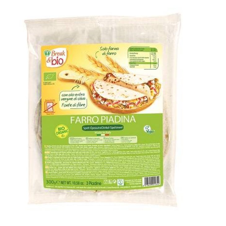 Probios Break & Bio Piadina 100% Farro senza lievito 3 X 100 g