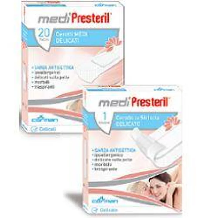 Medipresteril Cerotti Mini Assortiti 2 Formati 20 Pezzi