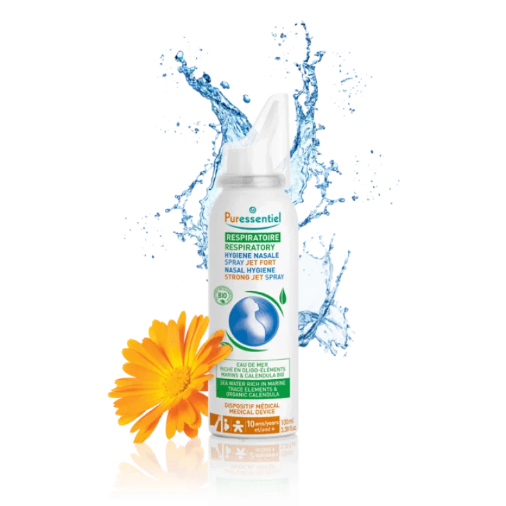 Puressentiel Spray A Getto Forte Per L'Igiene Respiratoria Nasale 100 ml