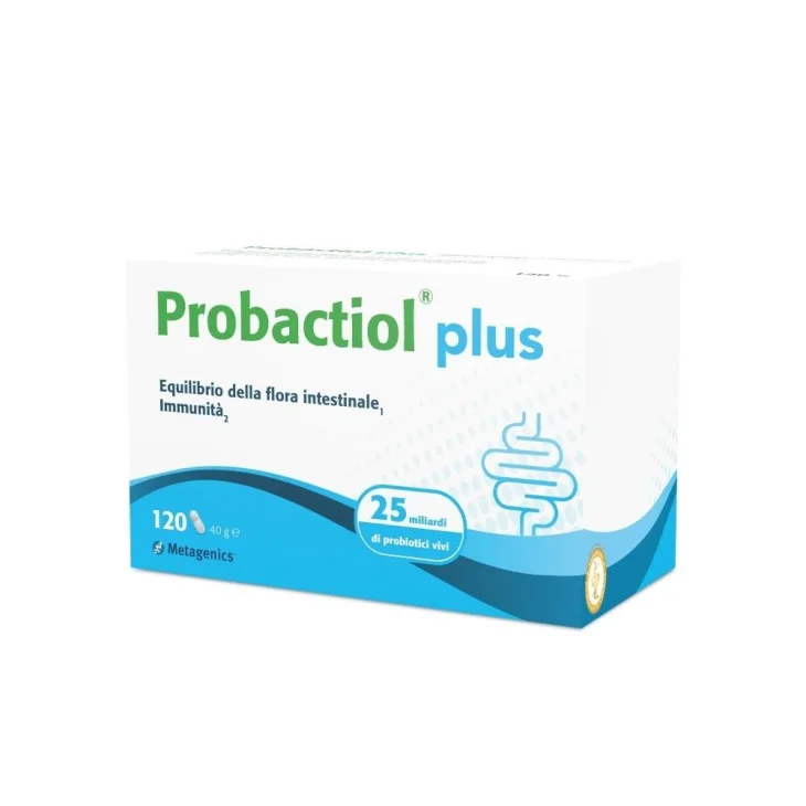 Metagenics Probactiol Plus Integratore per la Flora Intestinale 120 Capsule