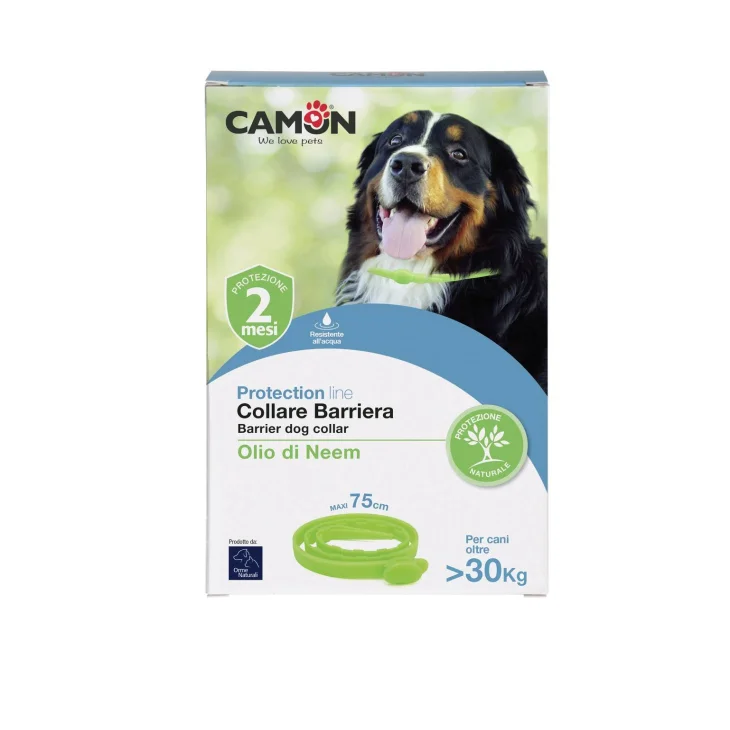 Camon Protection Collare barriera MAXI all'olio di Neem per Cane 75 cm