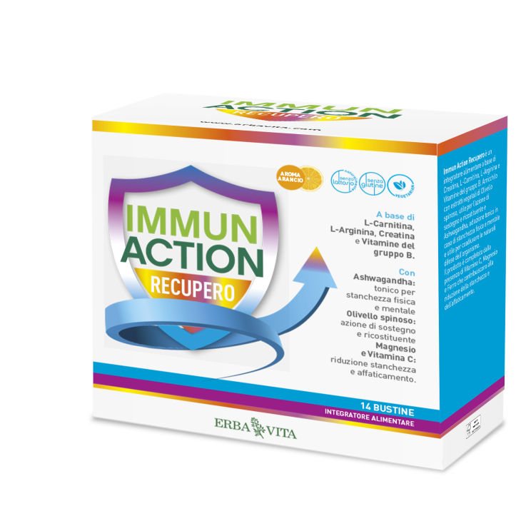 Erba Vita Immun Action Recupero Integratore Energetico 14 Bustine