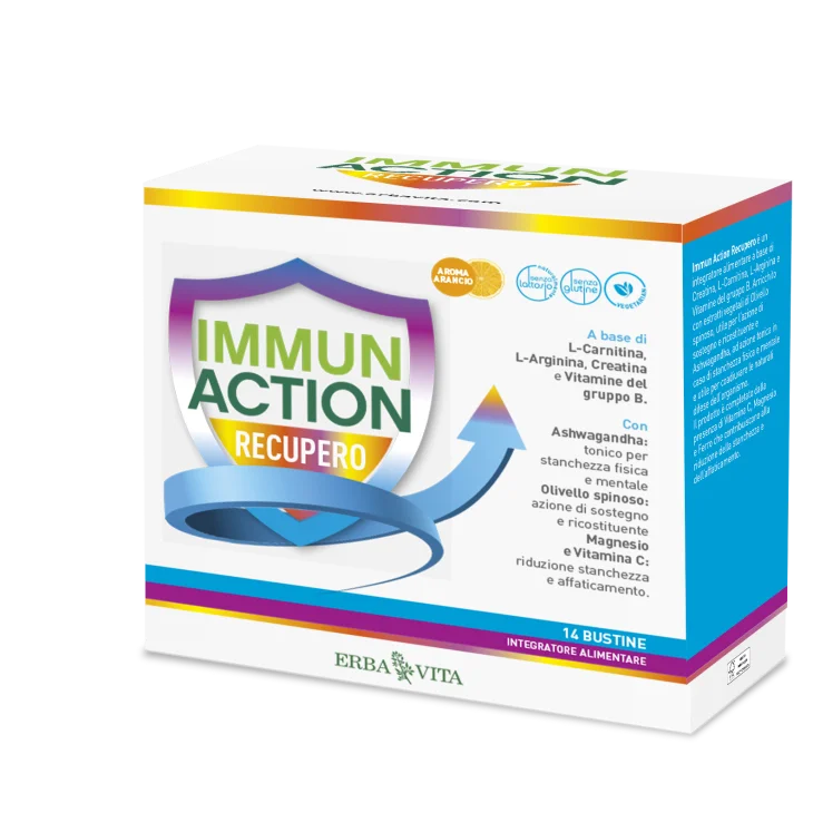 Erba Vita Immun Action Recupero Integratore Energetico 14 Bustine