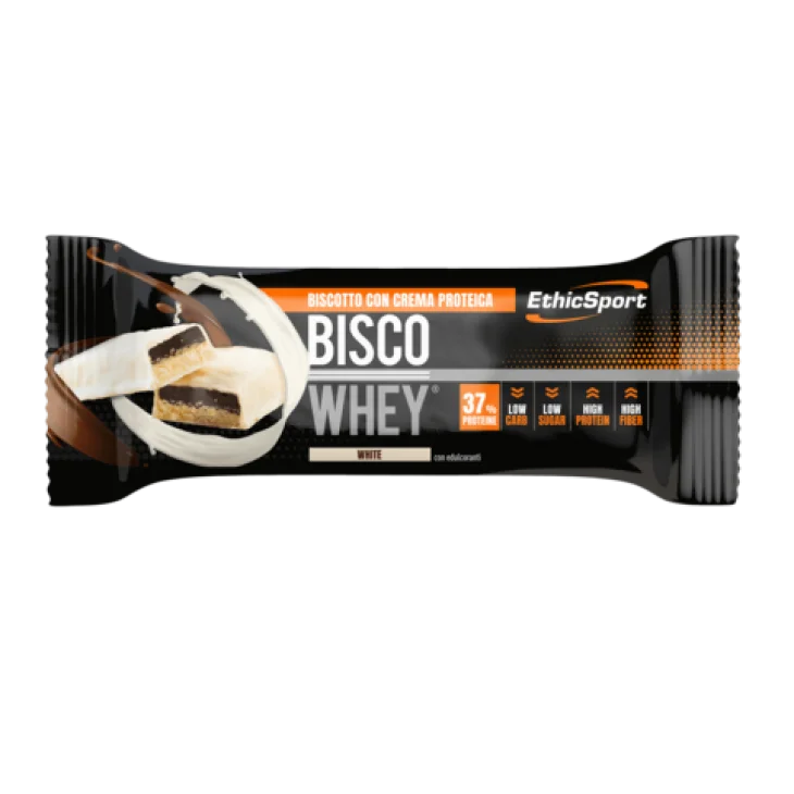 Ethic Sport Bisco Whey White Barretta Proteica Gusto Cioccolato Bianco 40 g