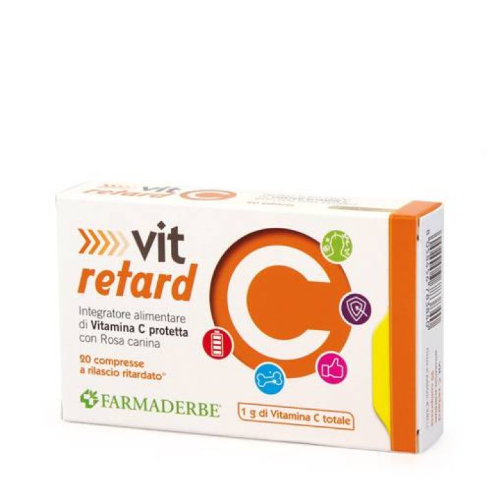 Farmaderbe Vit C Retard 20 Compresse 1 gr