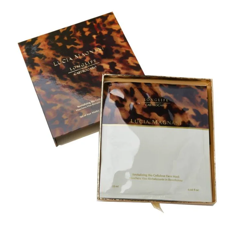 LUCIA MAGNANI SKIN CARE MASCHERA VISO RIVITALIZZANTE IN BIOCELLULOSA 4 PEZZI