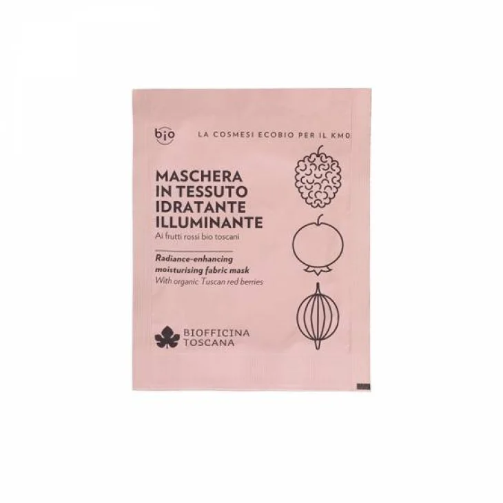 Biofficina Toscana Maschera in Tessuto Idratante-Illuminante 15 ml