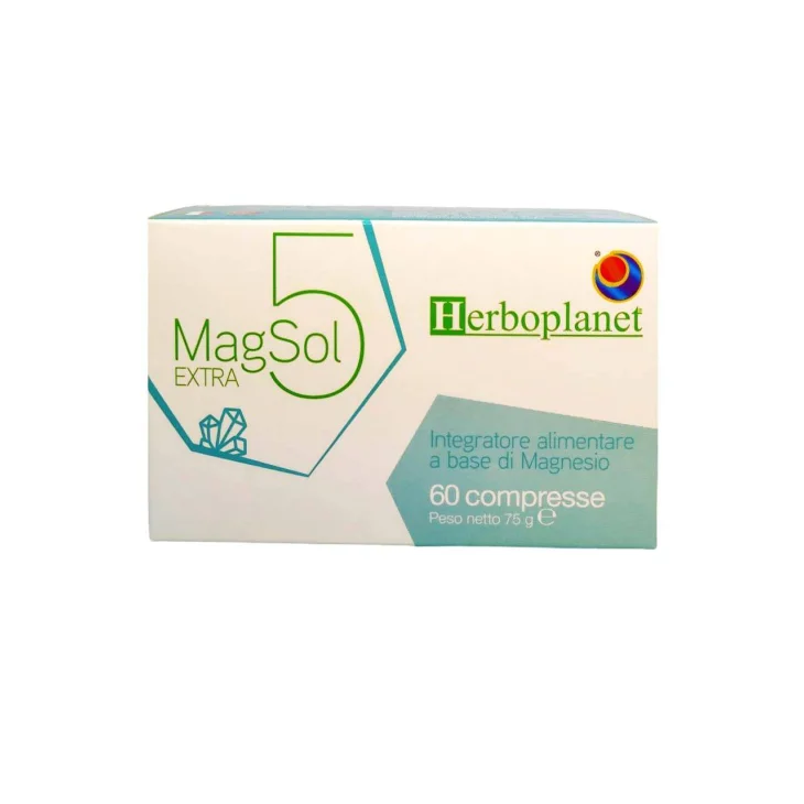 Herboplanet Magsol 5 Extra Integratore Magnesio 60 compresse