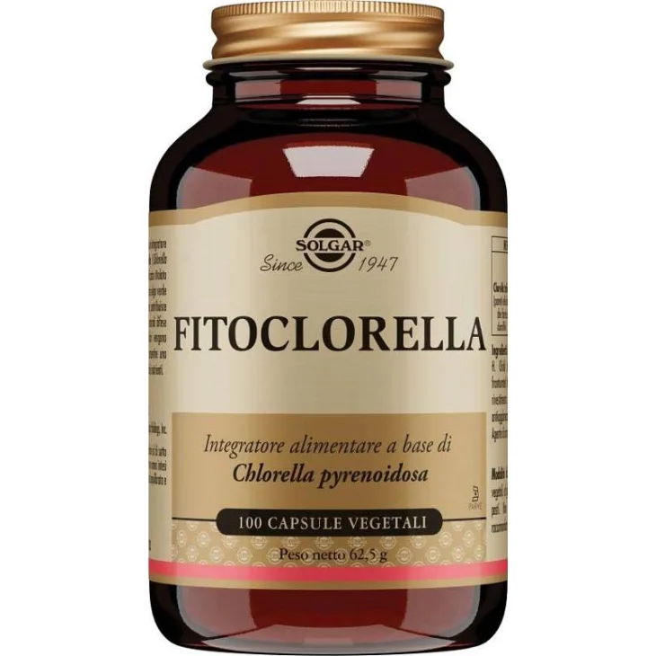 Solgar Fitoclorella Integratore Depurativo 100 capsule