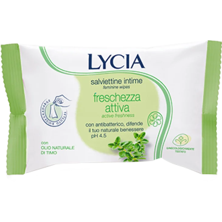 Lycia Freschezza Attiva Salviettine Intime 12 pz