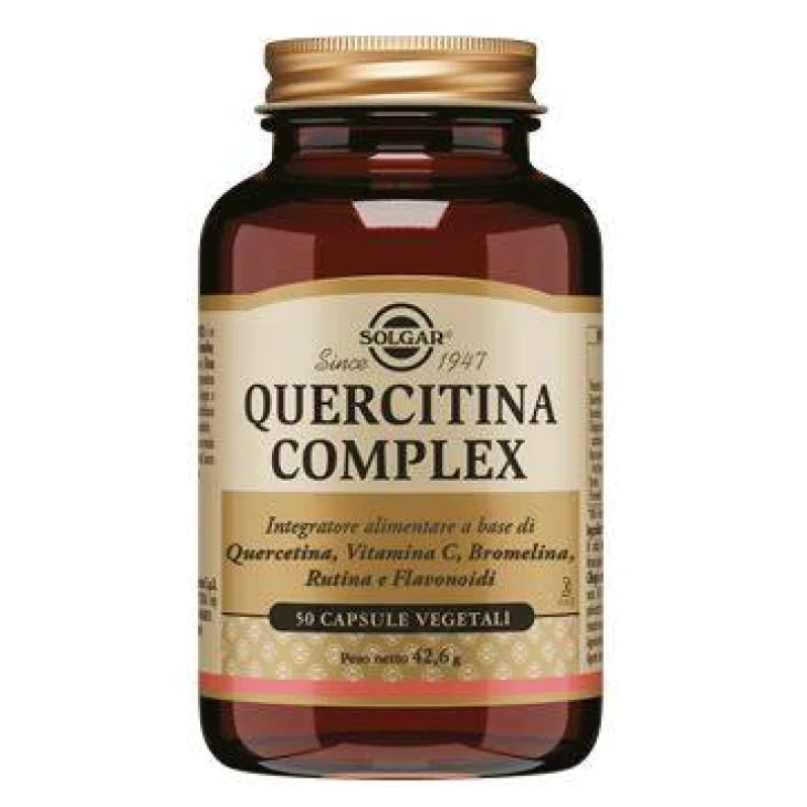 Solgar Quercitina Complex Integratore Sistema Immunitario 50 capsule