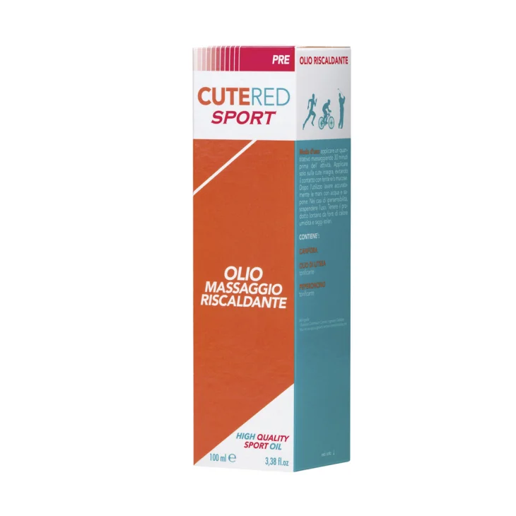 Cutered Sport Olio Massaggio Riscaldante 100 ml
