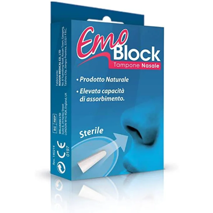 Emoblock Tampone Nasale confezione da 4 pezzi