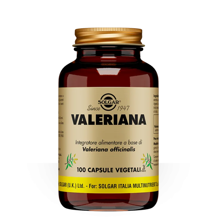 Solgar Valeriana Integratore per il Rilassamento 100 Capsule Vegetali
