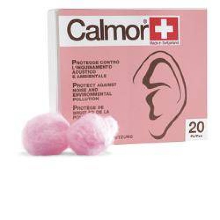 Calmor Tappo Auricolare Antisuono in Cera Naturale 12 Pezzi