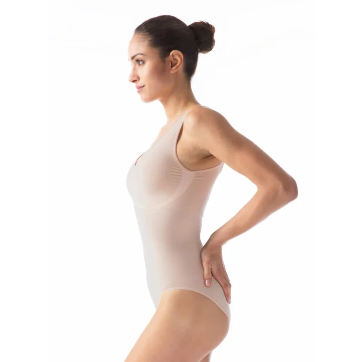 Controlbody Body Spalla Larga Modellante Nero Taglia S/M