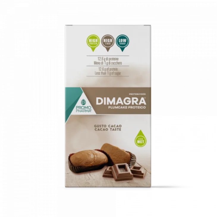 Dimagra Plumcake Proteici Cioccolato 4 porzioni
