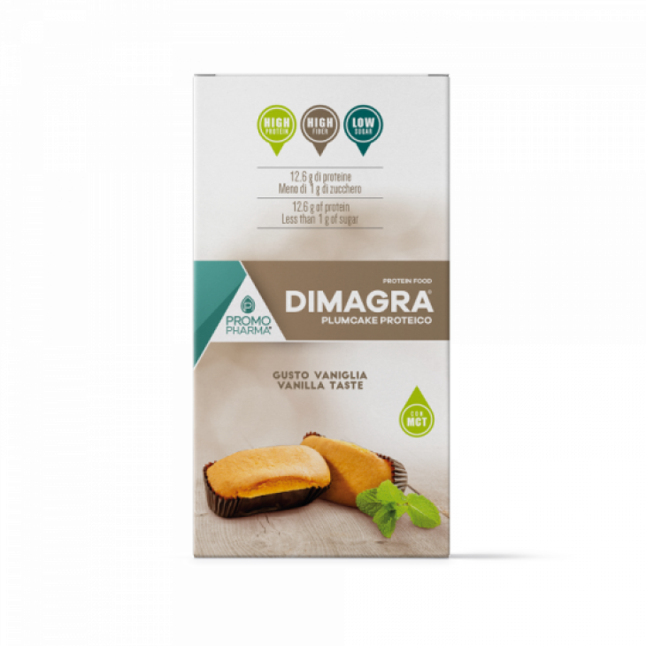 Dimagra Plumcake Proteici Vaniglia 4 porzioni