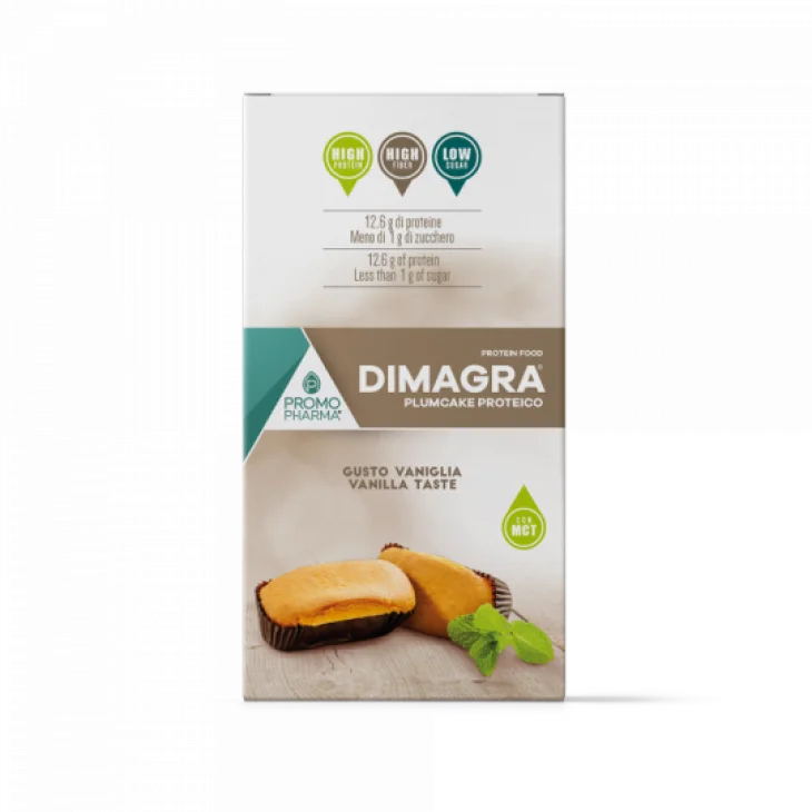 Dimagra Plumcake Proteici Vaniglia 4 porzioni