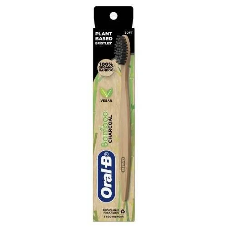 Oral B Spazzolino Manuale Bamboo Carbone 1 pezzo