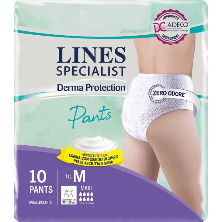 Lines Specialist Derma Pants Maxi M Pannoloni 10 pezzi