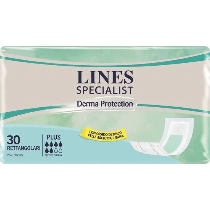 Lines Specialist Derma Rettangolare Pannoloni L 30 pezzi