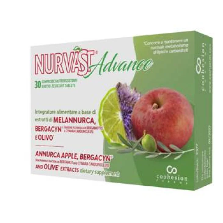 Nurvast Advance Integratore Sindrome Metabolica 30 Compresse Gastroresistenti